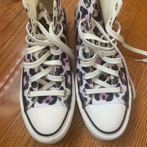 Platform Leopard High Top Converse